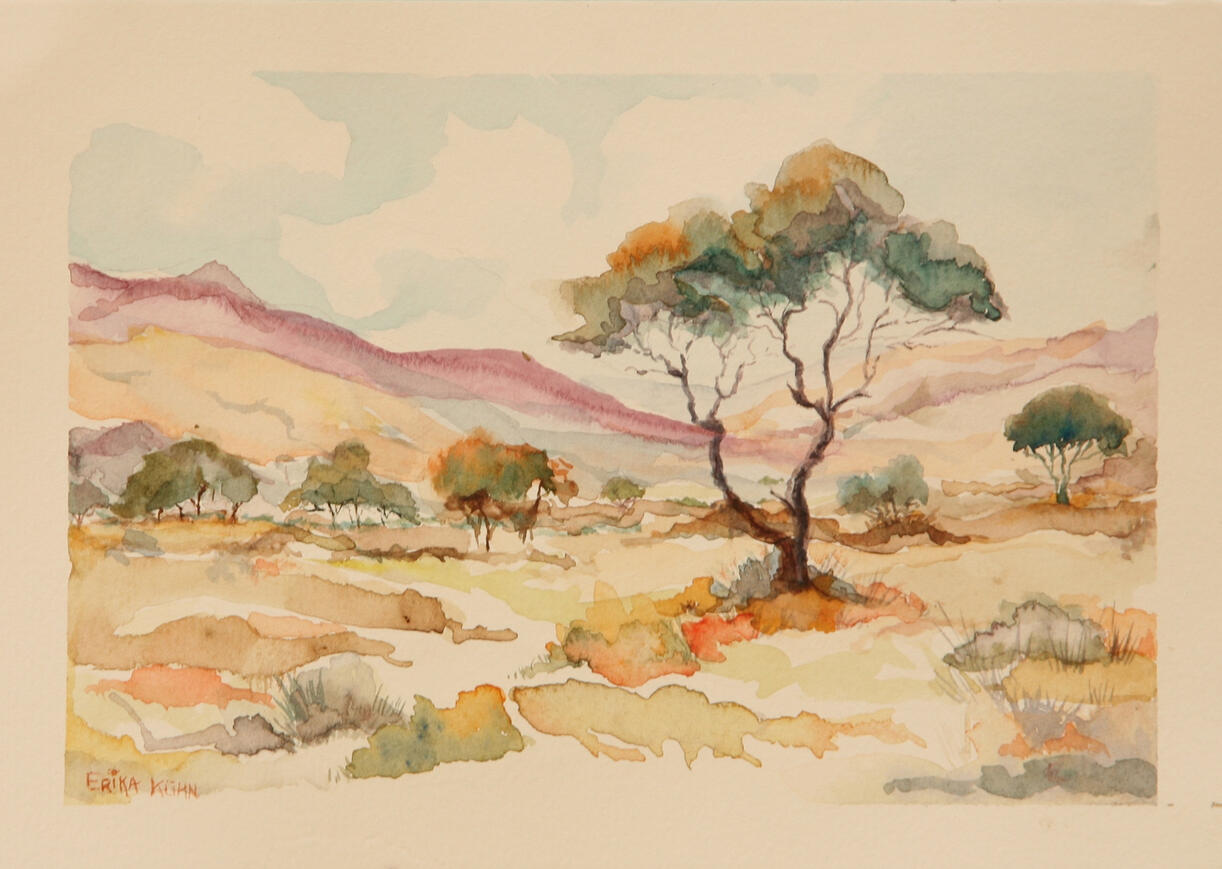 Arid Landscape 2 15cm x 21cm